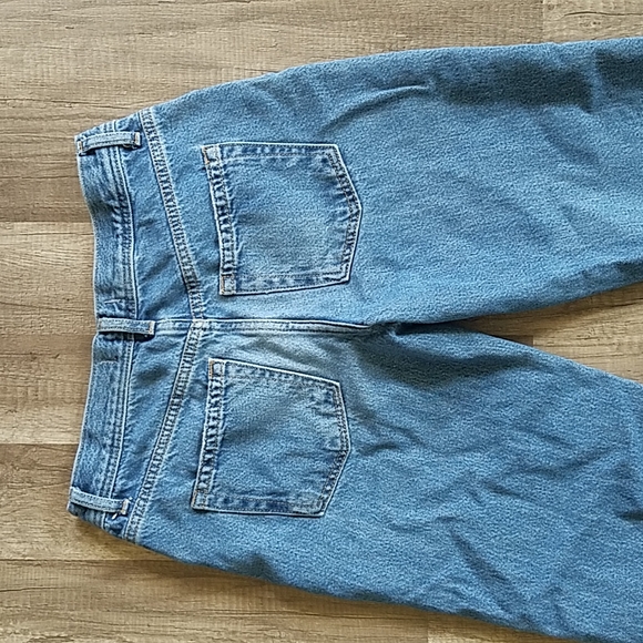 We The Free Maggie Midrise Straight Leg Distressed Hem Jeans 26 - Picture 8 of 8